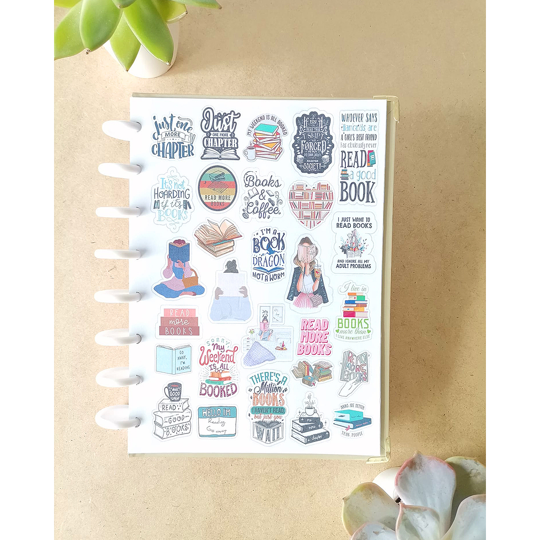 Autocolantes Caderno de Leitura 📖 1