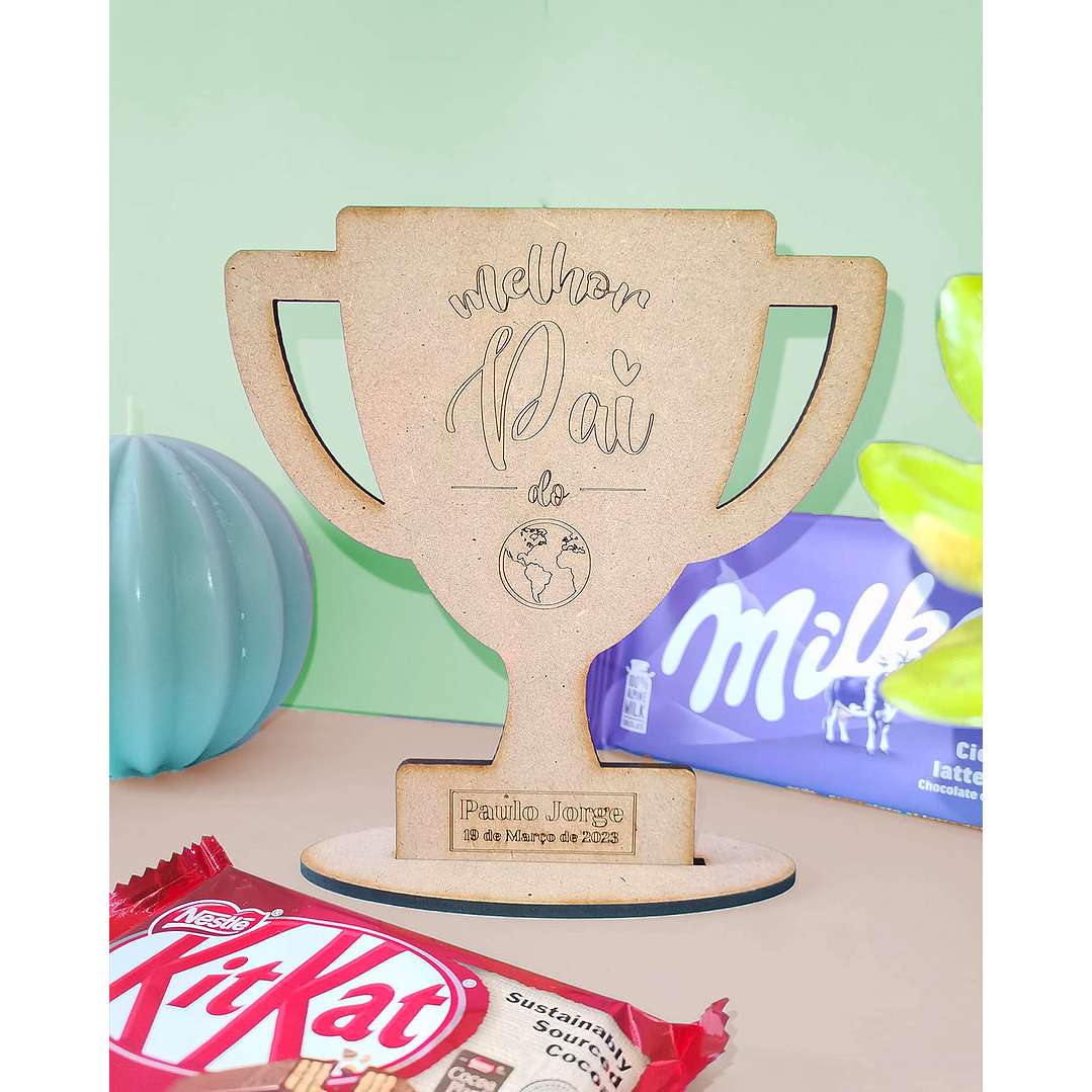 Troféu - Melhor Pai do Mundo 1