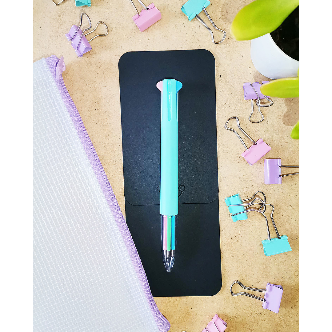 Caneta com 5 cores 3