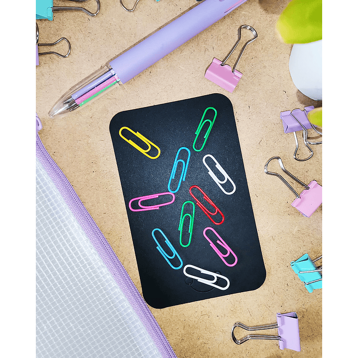 Clips em cor Pastel 3