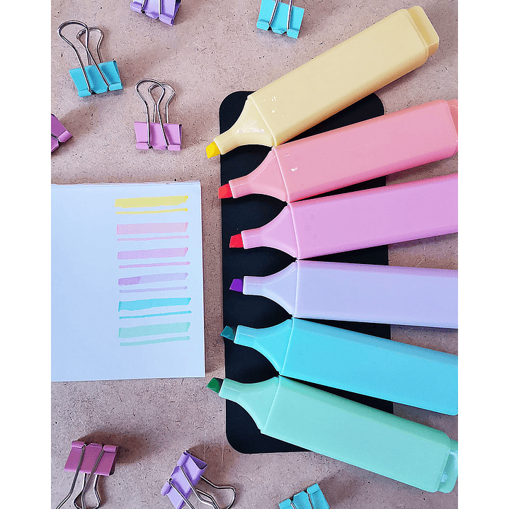 Marcadores - 6 Cores 1