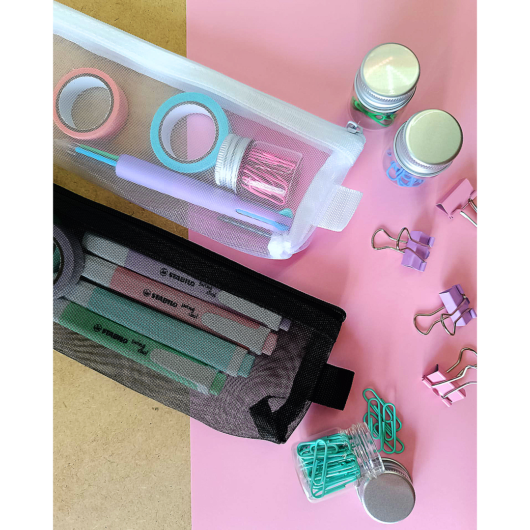 Porta-lápis Transparente 1