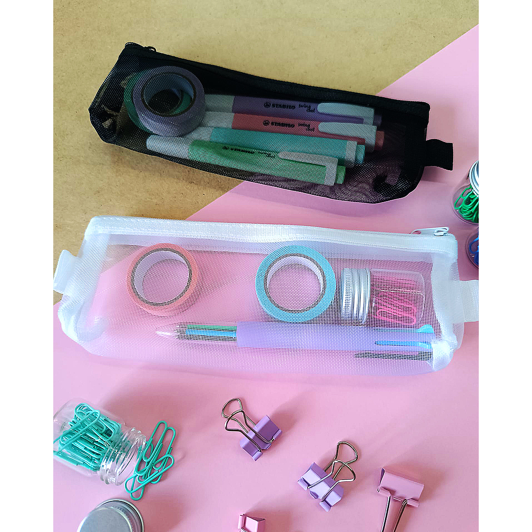 Porta-lápis Transparente 3