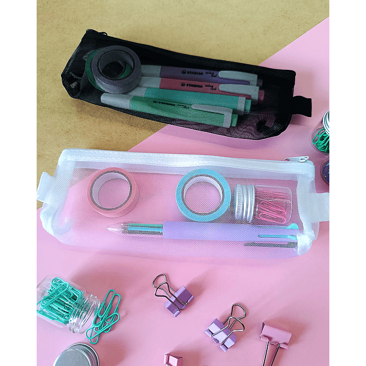 Porta-lápis Transparente 3