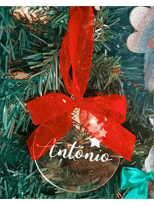 Enfeite Acrílico Liso (8cm)