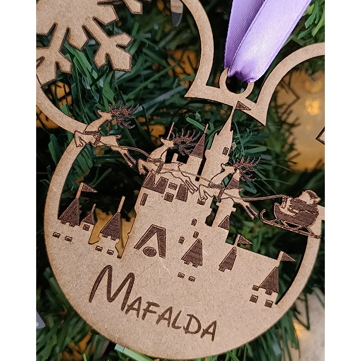 🏰 Enfeite Disney Castelo 3