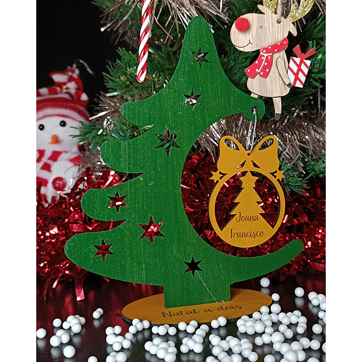 🎄 Enfeite Árvore Vertical 2