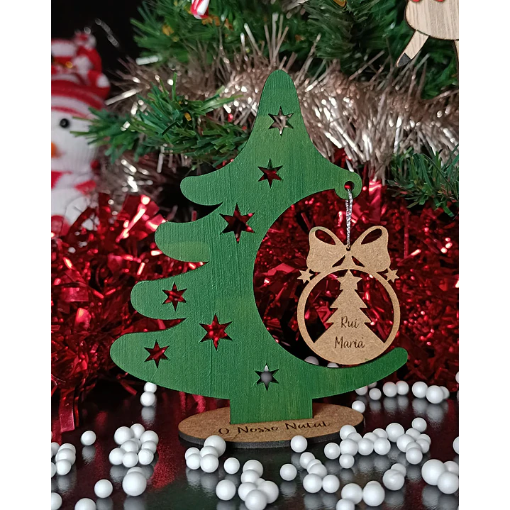 🎄 Enfeite Árvore Vertical 4