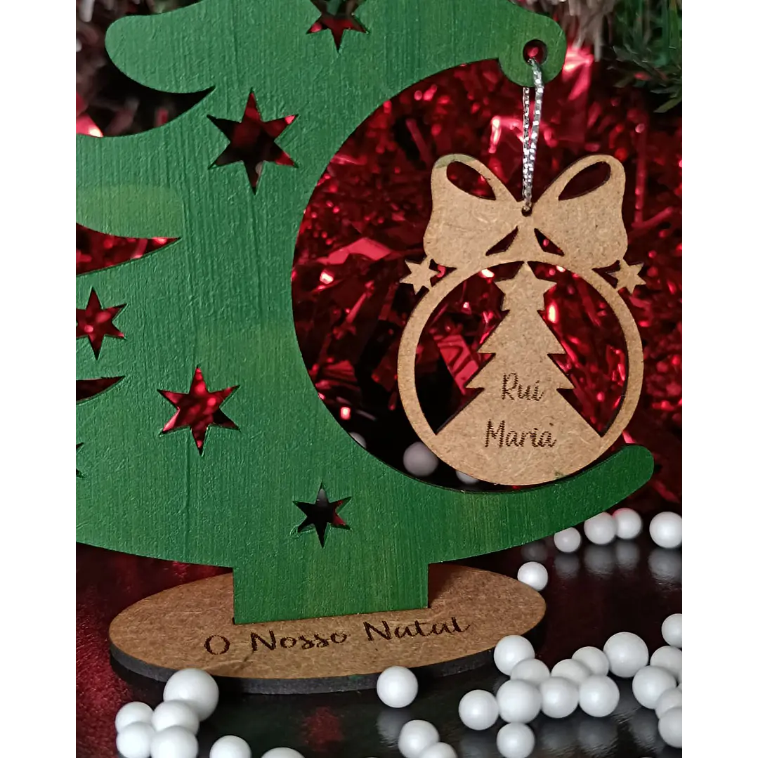 🎄 Enfeite Árvore Vertical 5
