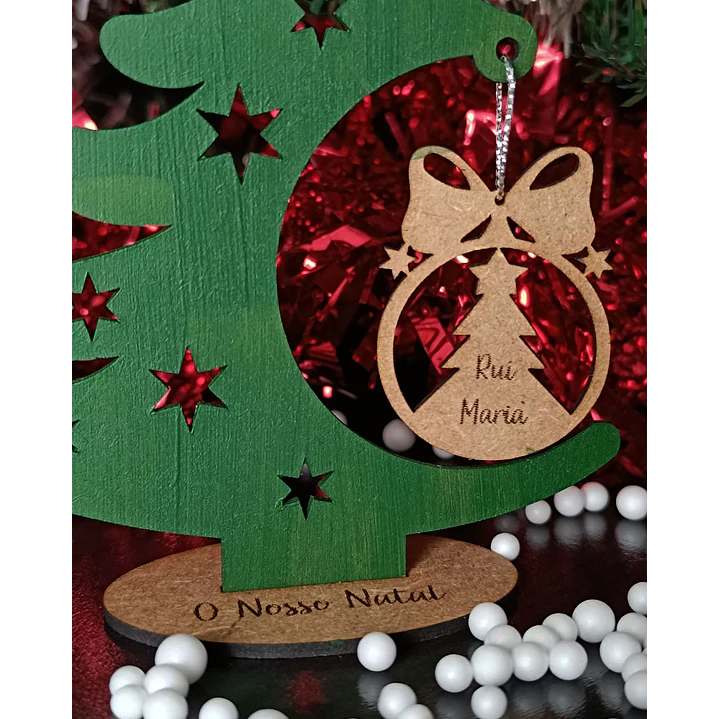 🎄 Enfeite Árvore Vertical 5