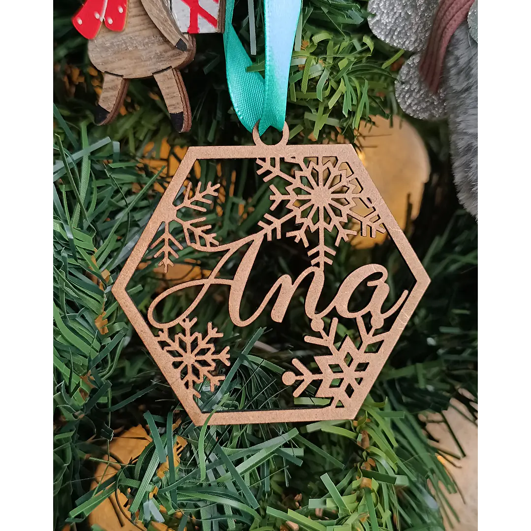❄️ Enfeite Hexagonal (8 cm) 1