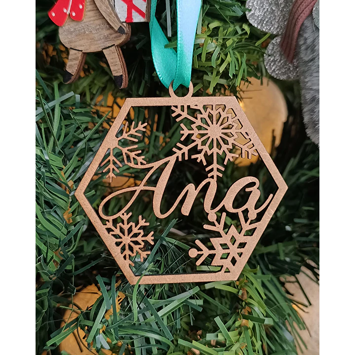 ❄️ Enfeite Hexagonal (8 cm) 1