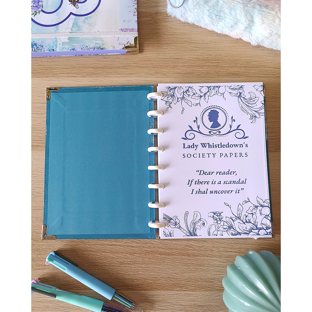 Book Journal Bridgerton - Lady Whistledown  2