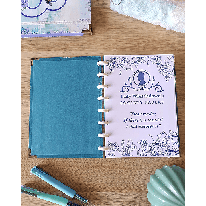 Book Journal Bridgerton - Lady Whistledown  2