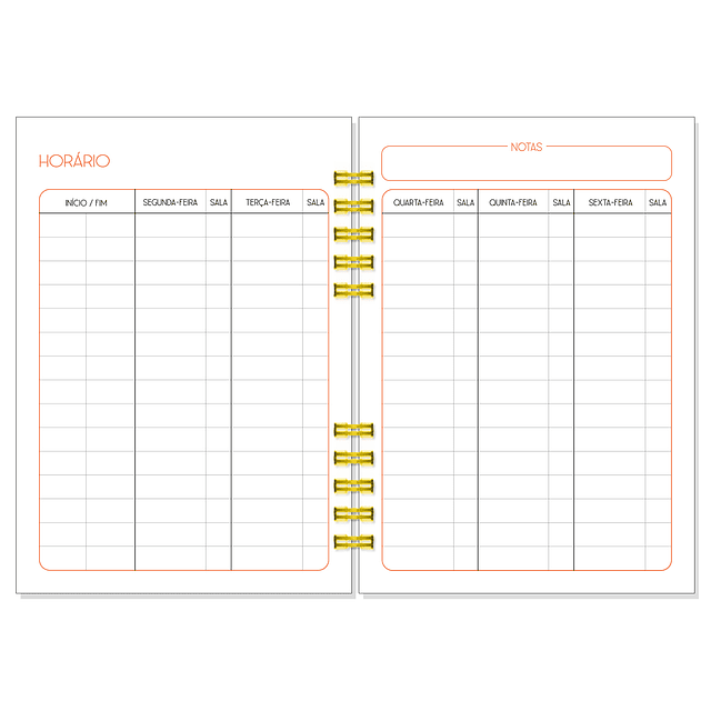 Agenda Compacta Quadrados