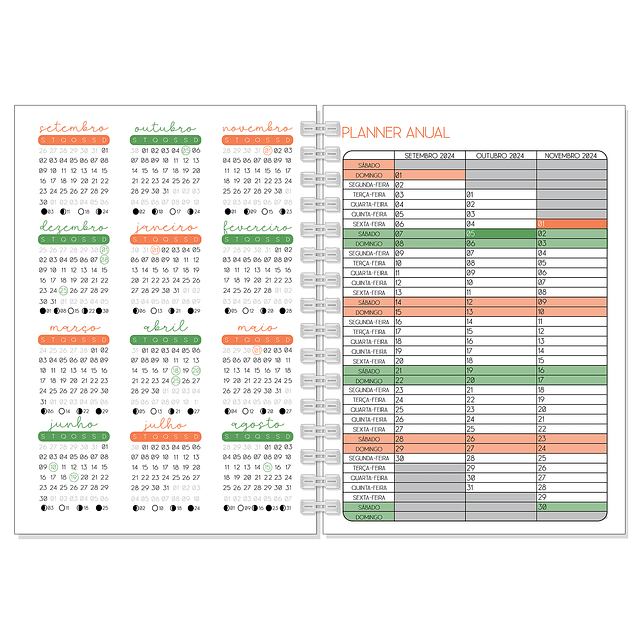 Agenda Diária 1 Dia