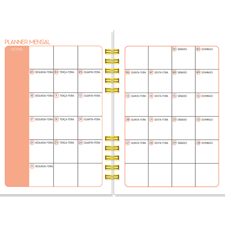 Agenda Semanal Vertical 8