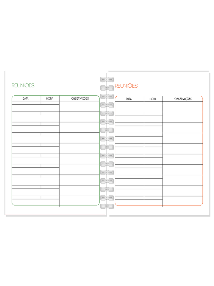 Agenda Profissional 1 Dia 6