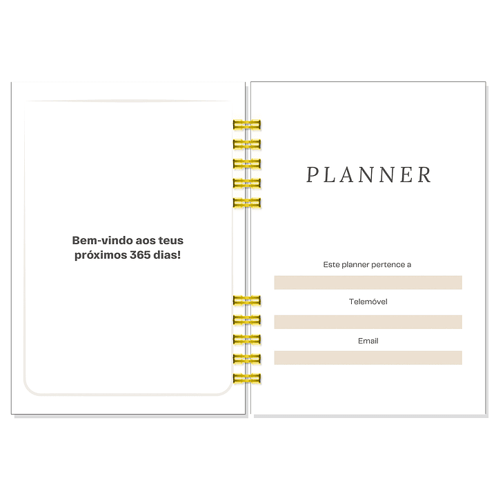 Planner Não Datado - Psicóloga Mara Silva 4