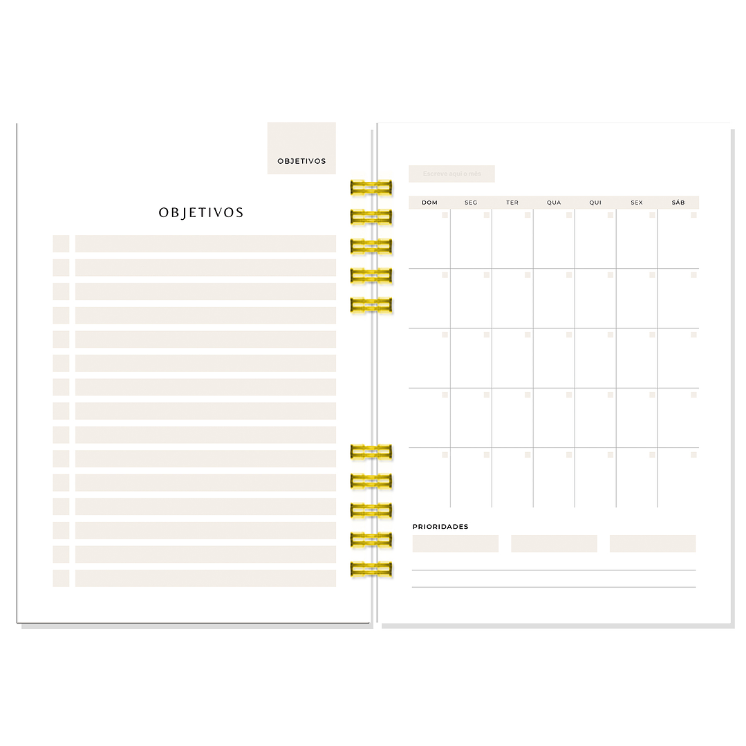 Planner Não Datado - Psicóloga Mara Silva 5