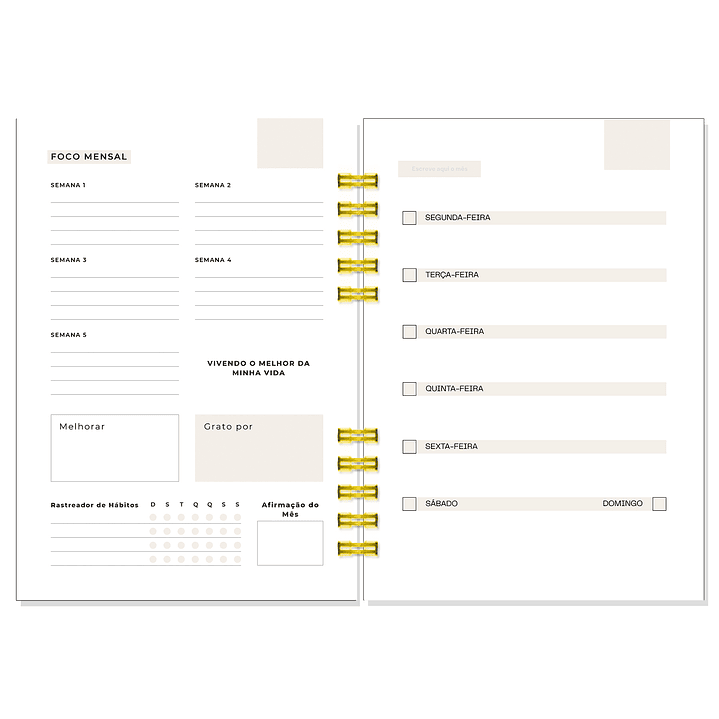 Planner Não Datado - Psicóloga Mara Silva 7