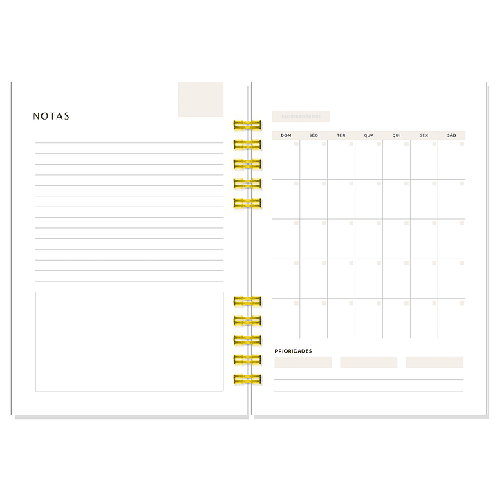 Planner Não Datado - Psicóloga Mara Silva 9