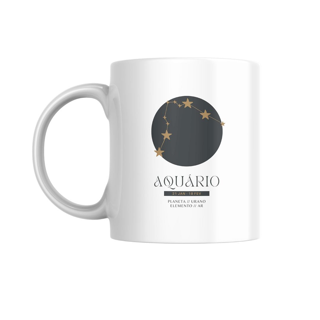 Caneca Signo - Aquário ♒ 1