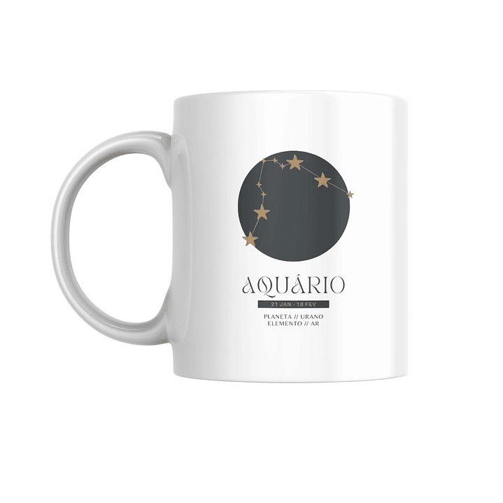 Caneca Signo - Aquário ♒ 1