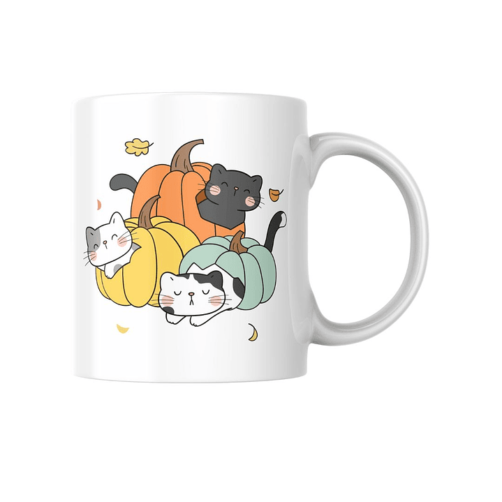 Caneca - Pumpkin Cats 2