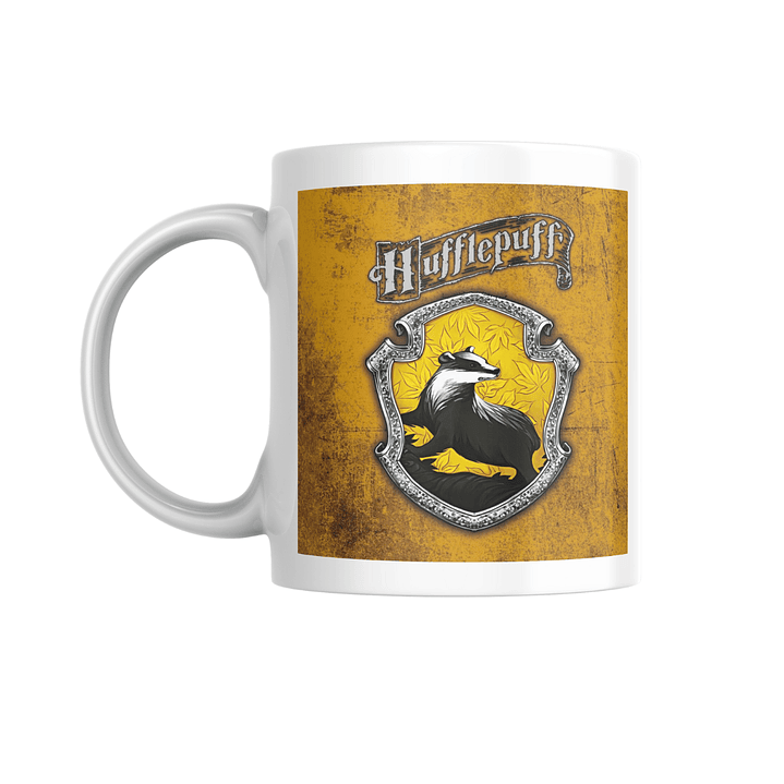 Caneca Hufflepuff - Lealdade e Trabalho em Equipa 1