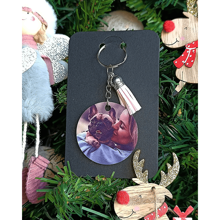 🔴 Porta-Chaves Redondo Fotografia 3