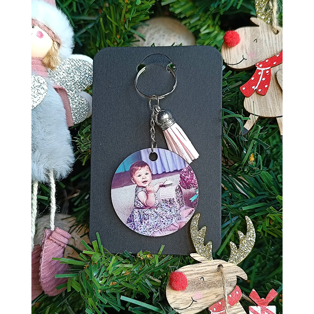 🔴 Porta-Chaves Redondo Fotografia 4