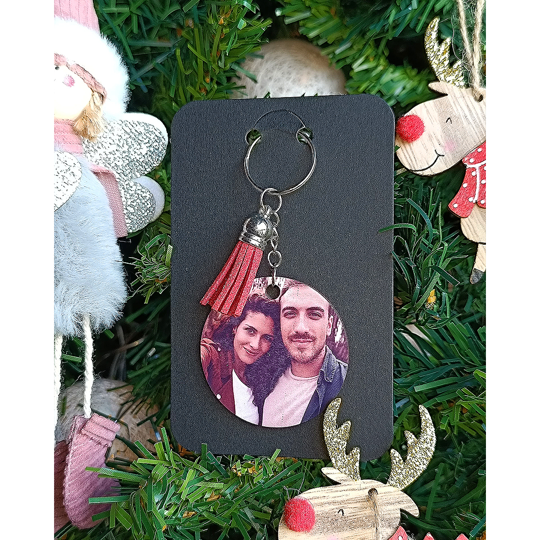 🔴 Porta-Chaves Redondo Fotografia 5