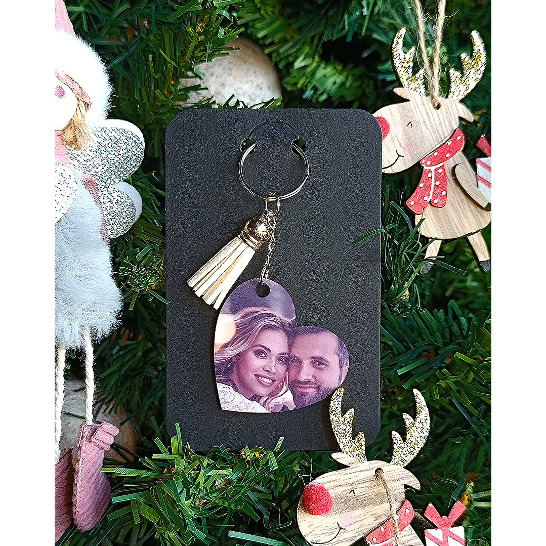 🧡Porta-Chaves Coração Fotografia 2