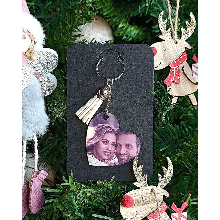 🧡Porta-Chaves Coração Fotografia 2