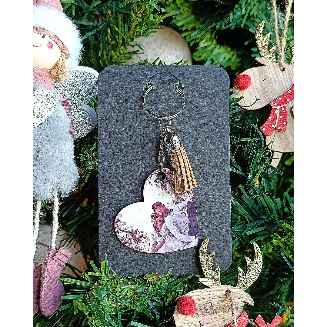 🧡Porta-Chaves Coração Fotografia 3