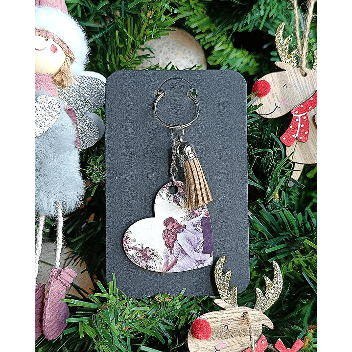 🧡Porta-Chaves Coração Fotografia 3