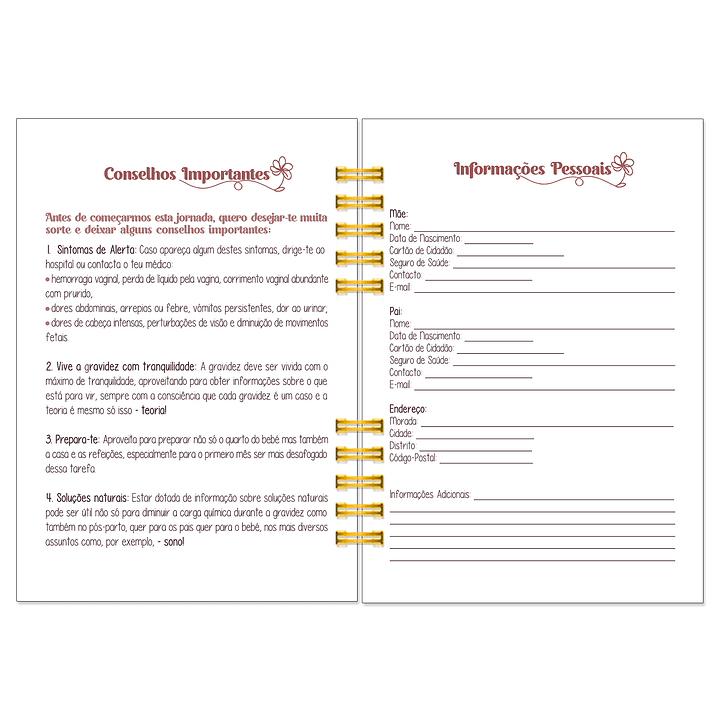 Diário dos 4 Trimestres - Cátia Fernandes Aromaterapia 4