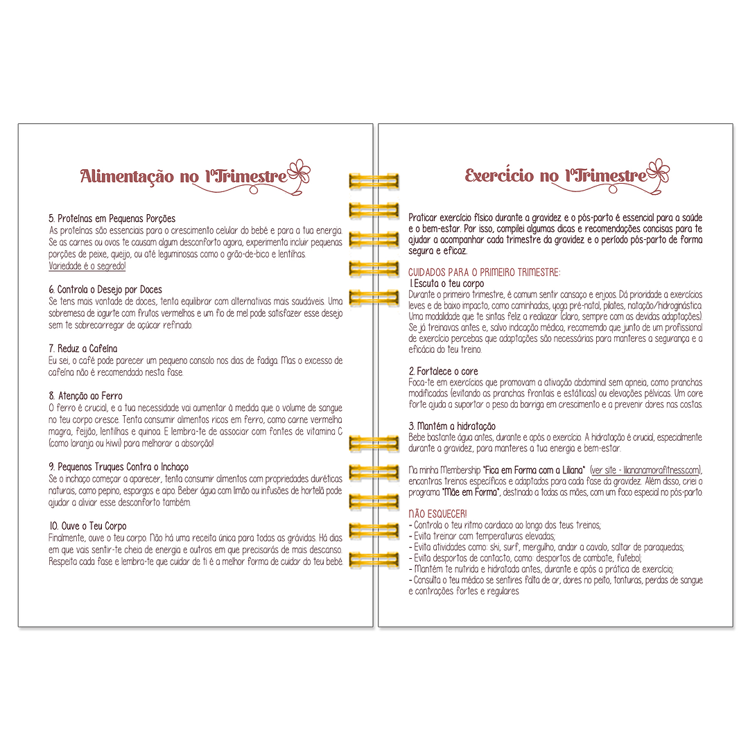 Diário dos 4 Trimestres - Cátia Fernandes Aromaterapia 7