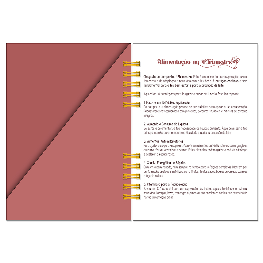 Diário dos 4 Trimestres - Cátia Fernandes Aromaterapia 16