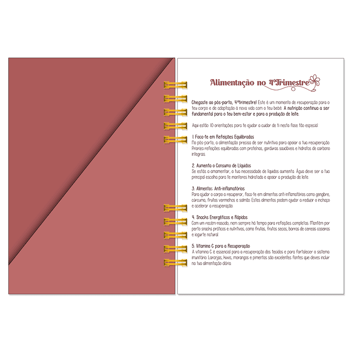 Diário dos 4 Trimestres - Cátia Fernandes Aromaterapia 16