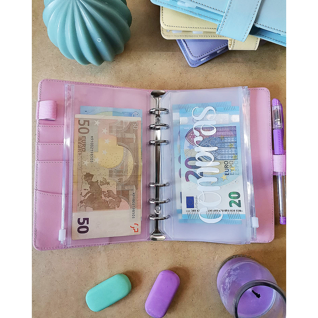 Budget Binder Azul 💰 Pasta de Poupanças 4