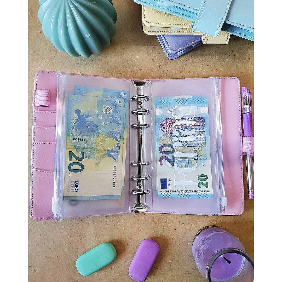 Budget Binder Azul 💰 Pasta de Poupanças 5