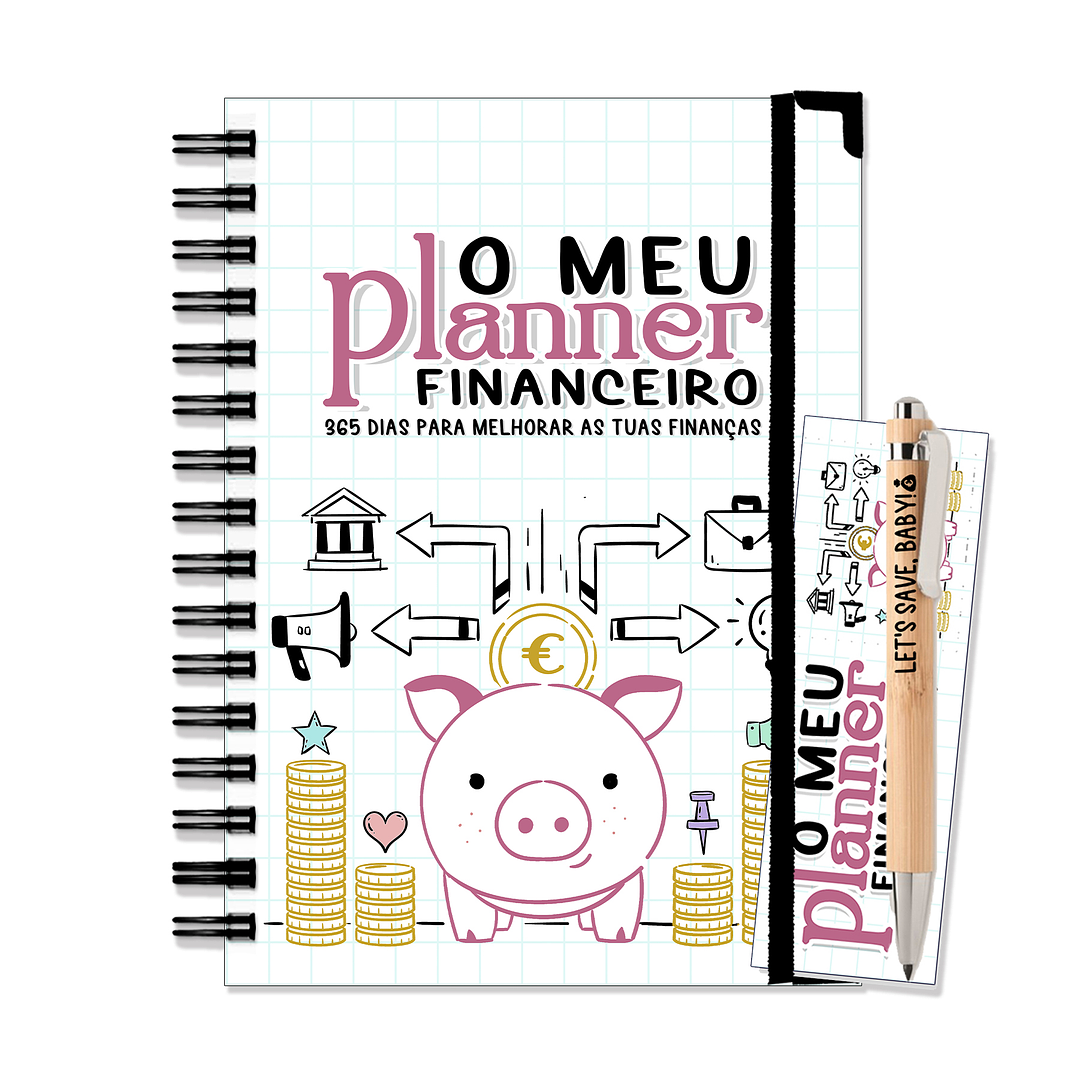 Planner de Poupanças 💰O teu aliado na organização e poupança! 1