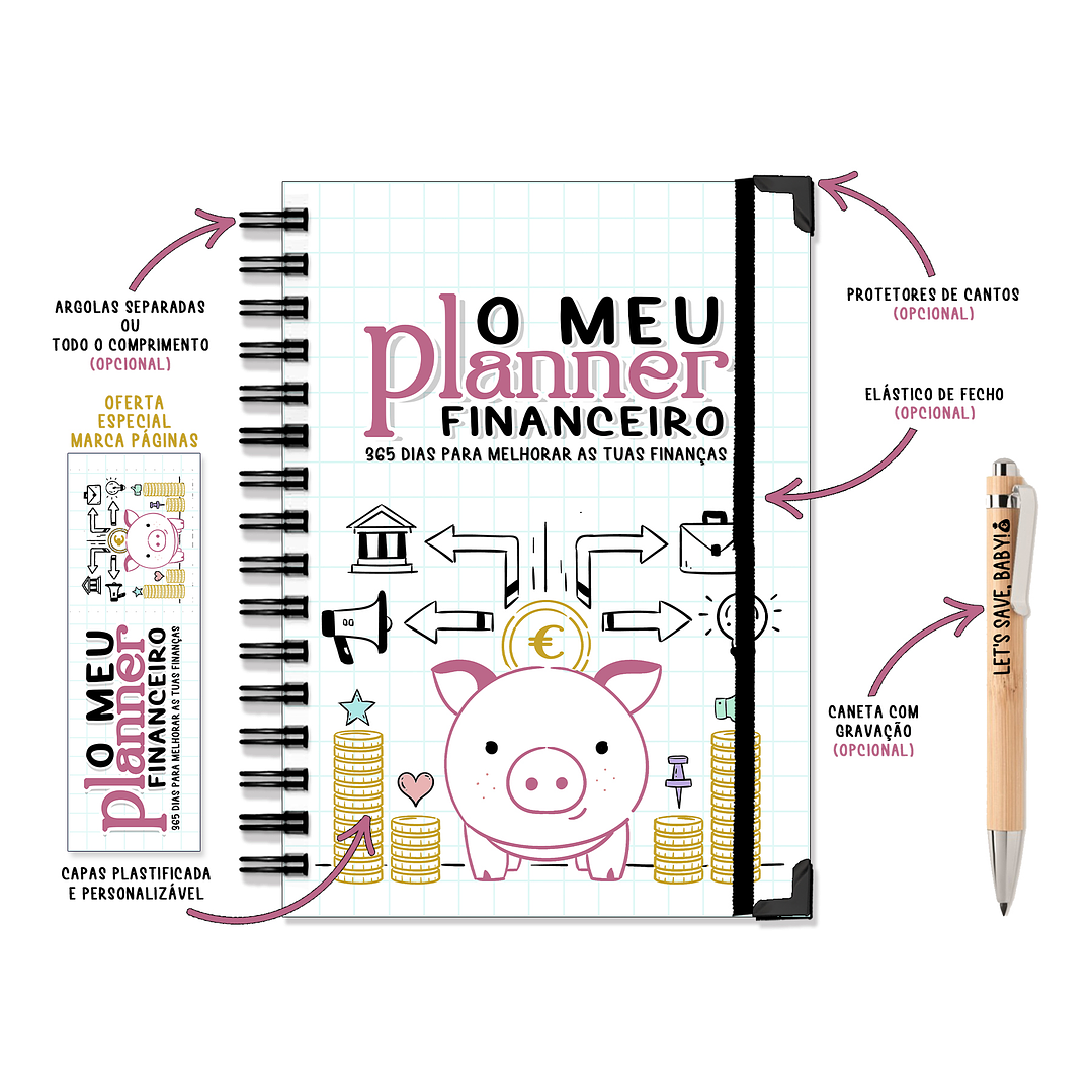 Planner de Poupanças 💰O teu aliado na organização e poupança! 2