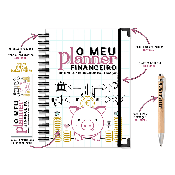 Planner de Poupanças 💰O teu aliado na organização e poupança! 2