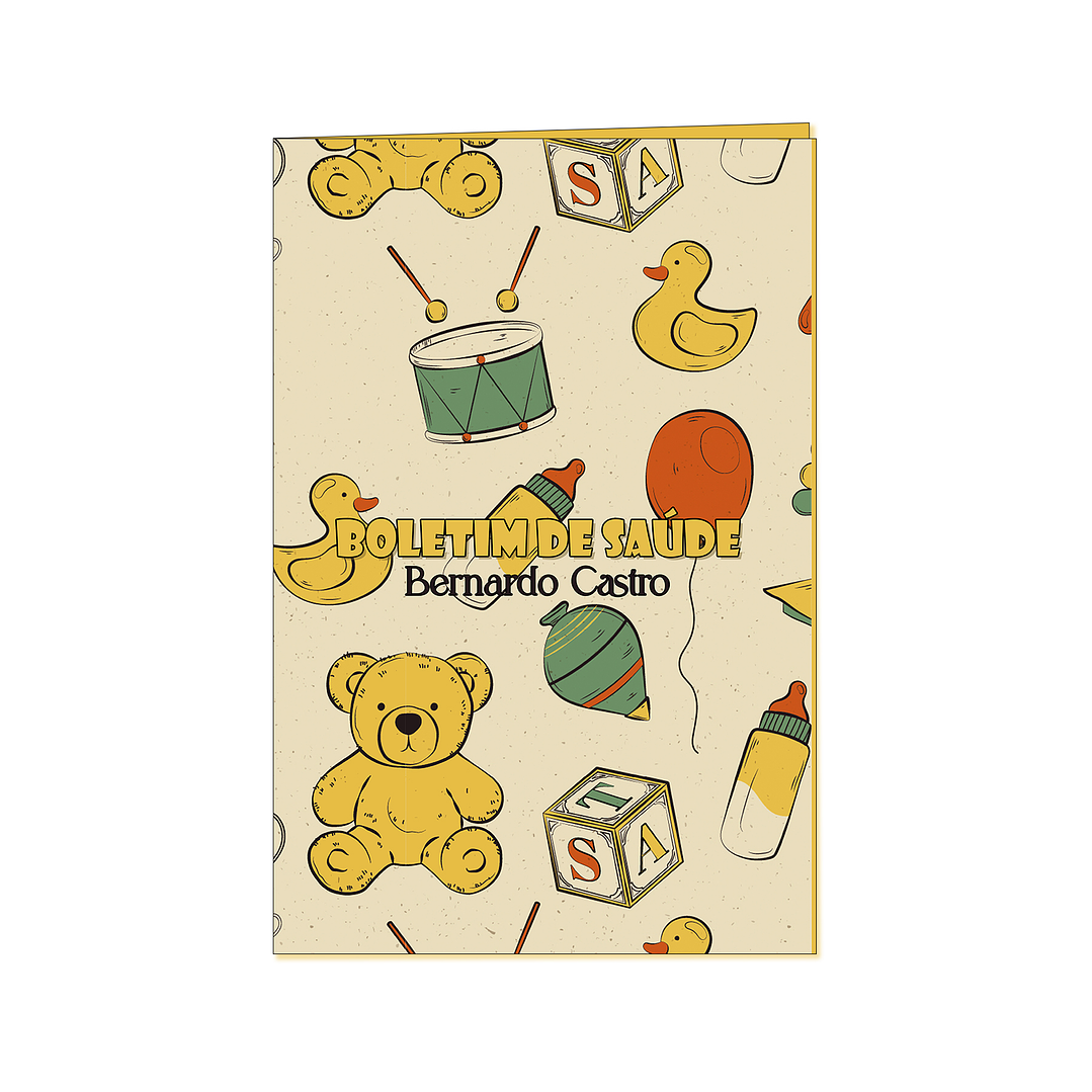 Capa de Proteção Boletim 🎠 Vintage Doçura 1