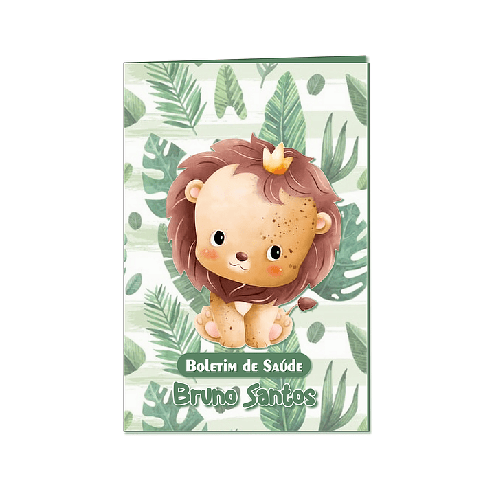 Capa de Proteção Boletim 🦁 Rei da Selva 1