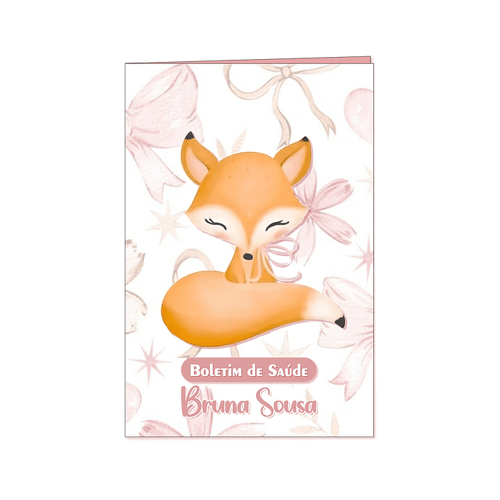 Capa de Proteção Boletim 🦊 Raposa Sonhadora 1