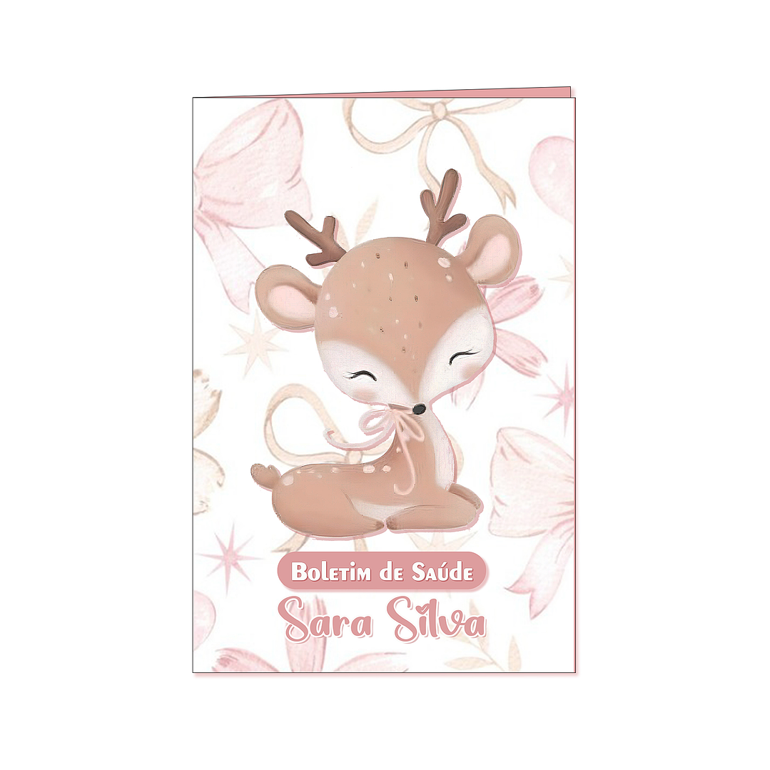Capa de Proteção Boletim 🦌 Bambi Encantado 1